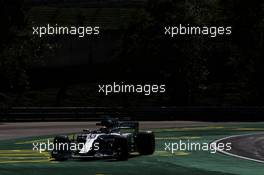 Lewis Hamilton (GBR) Mercedes AMG F1 W08 runs wide. 28.07.2017. Formula 1 World Championship, Rd 11, Hungarian Grand Prix, Budapest, Hungary, Practice Day.
