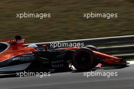 Fernando Alonso (ESP) McLaren F1  28.07.2017. Formula 1 World Championship, Rd 11, Hungarian Grand Prix, Budapest, Hungary, Practice Day.