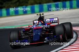 Carlos Sainz Jr (ESP) Scuderia Toro Rosso STR12. 28.07.2017. Formula 1 World Championship, Rd 11, Hungarian Grand Prix, Budapest, Hungary, Practice Day.