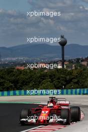 Sebastian Vettel (GER) Ferrari SF70H. 28.07.2017. Formula 1 World Championship, Rd 11, Hungarian Grand Prix, Budapest, Hungary, Practice Day.