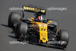 Nico Hulkenberg (GER) Renault Sport F1 Team  28.07.2017. Formula 1 World Championship, Rd 11, Hungarian Grand Prix, Budapest, Hungary, Practice Day.