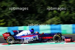 Daniil Kvyat (RUS) Scuderia Toro Rosso STR12. 28.07.2017. Formula 1 World Championship, Rd 11, Hungarian Grand Prix, Budapest, Hungary, Practice Day.