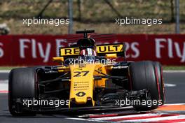 Nico Hulkenberg (GER) Renault Sport F1 Team RS17. 28.07.2017. Formula 1 World Championship, Rd 11, Hungarian Grand Prix, Budapest, Hungary, Practice Day.