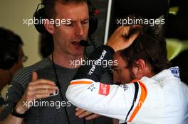 Fernando Alonso (ESP) McLaren. 28.07.2017. Formula 1 World Championship, Rd 11, Hungarian Grand Prix, Budapest, Hungary, Practice Day.