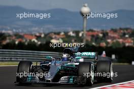 Valtteri Bottas (FIN) Mercedes AMG F1 W08. 28.07.2017. Formula 1 World Championship, Rd 11, Hungarian Grand Prix, Budapest, Hungary, Practice Day.
