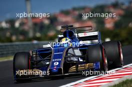 Marcus Ericsson (SWE) Sauber C36. 28.07.2017. Formula 1 World Championship, Rd 11, Hungarian Grand Prix, Budapest, Hungary, Practice Day.