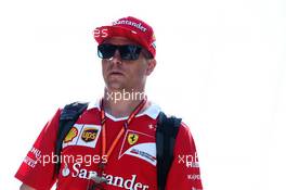 Kimi Raikkonen (FIN) Ferrari. 28.07.2017. Formula 1 World Championship, Rd 11, Hungarian Grand Prix, Budapest, Hungary, Practice Day.