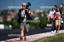 John Townsend (GBR) Photographer. 28.07.2017. Formula 1 World Championship, Rd 11, Hungarian Grand Prix, Budapest, Hungary, Practice Day.