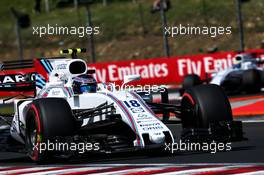 Lance Stroll (CDN) Williams FW40. 28.07.2017. Formula 1 World Championship, Rd 11, Hungarian Grand Prix, Budapest, Hungary, Practice Day.