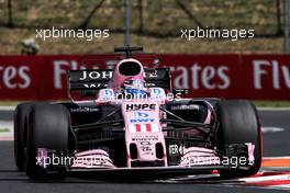 Sergio Perez (MEX) Sahara Force India F1 VJM10. 28.07.2017. Formula 1 World Championship, Rd 11, Hungarian Grand Prix, Budapest, Hungary, Practice Day.