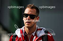 Sebastian Vettel (GER) Ferrari. 28.07.2017. Formula 1 World Championship, Rd 11, Hungarian Grand Prix, Budapest, Hungary, Practice Day.