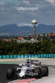 Lance Stroll (CDN) Williams FW40. 28.07.2017. Formula 1 World Championship, Rd 11, Hungarian Grand Prix, Budapest, Hungary, Practice Day.
