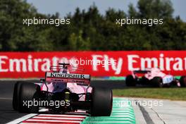Sergio Perez (MEX) Sahara Force India F1 VJM10. 28.07.2017. Formula 1 World Championship, Rd 11, Hungarian Grand Prix, Budapest, Hungary, Practice Day.