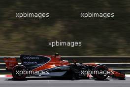 Stoffel Vandoorne (BEL) McLaren F1  28.07.2017. Formula 1 World Championship, Rd 11, Hungarian Grand Prix, Budapest, Hungary, Practice Day.