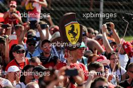 Fans at the podium. 30.07.2017. Formula 1 World Championship, Rd 11, Hungarian Grand Prix, Budapest, Hungary, Race Day.