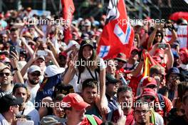Fans at the podium. 30.07.2017. Formula 1 World Championship, Rd 11, Hungarian Grand Prix, Budapest, Hungary, Race Day.