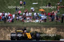 Nico Hulkenberg (GER) Renault Sport F1 Team RS17. 30.07.2017. Formula 1 World Championship, Rd 11, Hungarian Grand Prix, Budapest, Hungary, Race Day.