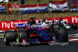 Daniil Kvyat (RUS) Scuderia Toro Rosso STR12. 30.07.2017. Formula 1 World Championship, Rd 11, Hungarian Grand Prix, Budapest, Hungary, Race Day.