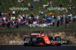 Stoffel Vandoorne (BEL) McLaren MCL32. 30.07.2017. Formula 1 World Championship, Rd 11, Hungarian Grand Prix, Budapest, Hungary, Race Day.