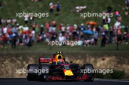 Max Verstappen (NLD) Red Bull Racing RB13. 30.07.2017. Formula 1 World Championship, Rd 11, Hungarian Grand Prix, Budapest, Hungary, Race Day.
