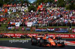 Fernando Alonso (ESP) McLaren MCL32. 30.07.2017. Formula 1 World Championship, Rd 11, Hungarian Grand Prix, Budapest, Hungary, Race Day.
