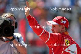 Sebastian Vettel (GER) Scuderia Ferrari  29.07.2017. Formula 1 World Championship, Rd 11, Hungarian Grand Prix, Budapest, Hungary, Qualifying Day.