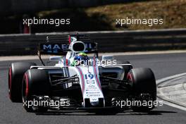 Felipe Massa (BRA) Williams FW40. 29.07.2017. Formula 1 World Championship, Rd 11, Hungarian Grand Prix, Budapest, Hungary, Qualifying Day.
