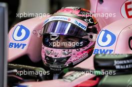Sergio Perez (MEX) Sahara Force India F1 VJM10. 29.07.2017. Formula 1 World Championship, Rd 11, Hungarian Grand Prix, Budapest, Hungary, Qualifying Day.