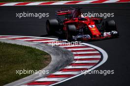 Sebastian Vettel (GER) Ferrari SF70H. 29.07.2017. Formula 1 World Championship, Rd 11, Hungarian Grand Prix, Budapest, Hungary, Qualifying Day.