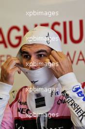 Sergio Perez (MEX) Sahara Force India F1. 29.07.2017. Formula 1 World Championship, Rd 11, Hungarian Grand Prix, Budapest, Hungary, Qualifying Day.