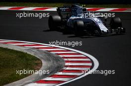 Lance Stroll (CDN) Williams FW40. 29.07.2017. Formula 1 World Championship, Rd 11, Hungarian Grand Prix, Budapest, Hungary, Qualifying Day.