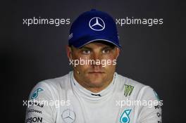 Valtteri Bottas (FIN) Mercedes AMG F1 in the FIA Press Conference. 29.07.2017. Formula 1 World Championship, Rd 11, Hungarian Grand Prix, Budapest, Hungary, Qualifying Day.