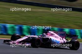 Sergio Perez (MEX) Sahara Force India F1 VJM10. 29.07.2017. Formula 1 World Championship, Rd 11, Hungarian Grand Prix, Budapest, Hungary, Qualifying Day.