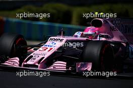 Esteban Ocon (FRA) Sahara Force India F1 VJM10. 29.07.2017. Formula 1 World Championship, Rd 11, Hungarian Grand Prix, Budapest, Hungary, Qualifying Day.