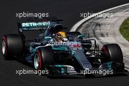 Lewis Hamilton (GBR) Mercedes AMG F1 W08. 29.07.2017. Formula 1 World Championship, Rd 11, Hungarian Grand Prix, Budapest, Hungary, Qualifying Day.