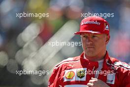 Kimi Raikkonen (FIN) Scuderia Ferrari  29.07.2017. Formula 1 World Championship, Rd 11, Hungarian Grand Prix, Budapest, Hungary, Qualifying Day.