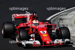 Sebastian Vettel (GER) Ferrari SF70H. 29.07.2017. Formula 1 World Championship, Rd 11, Hungarian Grand Prix, Budapest, Hungary, Qualifying Day.