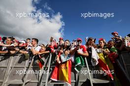 Fans in the pit lane. 27.07.2017. Formula 1 World Championship, Rd 11, Hungarian Grand Prix, Budapest, Hungary, Preparation Day.