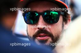 Fernando Alonso (ESP) McLaren with the media. 27.07.2017. Formula 1 World Championship, Rd 11, Hungarian Grand Prix, Budapest, Hungary, Preparation Day.