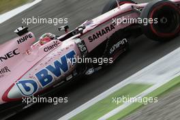 Sergio Perez (MEX) Sahara Force India F1 VJM10. 01.09.2017. Formula 1 World Championship, Rd 13, Italian Grand Prix, Monza, Italy, Practice Day.