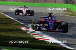 Carlos Sainz Jr (ESP) Scuderia Toro Rosso  01.09.2017. Formula 1 World Championship, Rd 13, Italian Grand Prix, Monza, Italy, Practice Day.