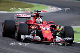 Sebastian Vettel (GER) Scuderia Ferrari  01.09.2017. Formula 1 World Championship, Rd 13, Italian Grand Prix, Monza, Italy, Practice Day.