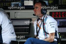 Paddy Lowe (GBR) Williams Chief Technical Officer. 01.09.2017. Formula 1 World Championship, Rd 13, Italian Grand Prix, Monza, Italy, Practice Day.