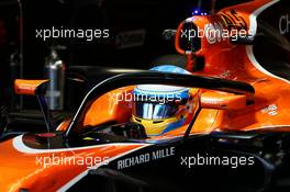 Fernando Alonso (ESP) McLaren MCL32. 01.09.2017. Formula 1 World Championship, Rd 13, Italian Grand Prix, Monza, Italy, Practice Day.