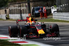 Max Verstappen (NLD) Red Bull Racing RB13. 01.09.2017. Formula 1 World Championship, Rd 13, Italian Grand Prix, Monza, Italy, Practice Day.