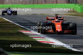 Stoffel Vandoorne (BEL) McLaren F1  01.09.2017. Formula 1 World Championship, Rd 13, Italian Grand Prix, Monza, Italy, Practice Day.