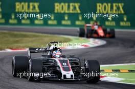 Romain Grosjean (FRA) Haas F1 Team VF-17. 01.09.2017. Formula 1 World Championship, Rd 13, Italian Grand Prix, Monza, Italy, Practice Day.