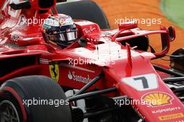 Kimi Raikkonen (FIN) Ferrari SF70H. 01.09.2017. Formula 1 World Championship, Rd 13, Italian Grand Prix, Monza, Italy, Practice Day.