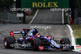 Daniil Kvyat (RUS) Scuderia Toro Rosso STR12. 01.09.2017. Formula 1 World Championship, Rd 13, Italian Grand Prix, Monza, Italy, Practice Day.