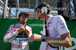 Sergio Perez (MEX) Sahara Force India F1   03.09.2017. Formula 1 World Championship, Rd 13, Italian Grand Prix, Monza, Italy, Race Day.